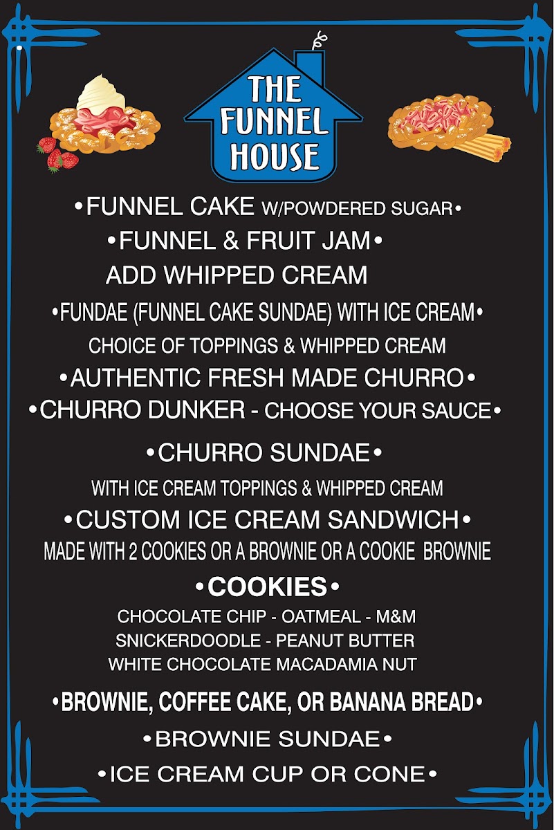 The Funnel House Menu - Image 1